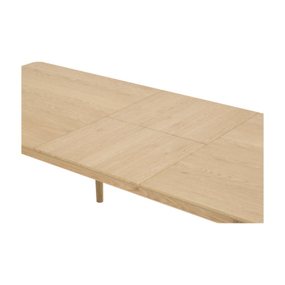 Union Home Hudson Extension Rectangle Dining Table Natural Oak Wood 78"-98" - DIN00344 - Union Home Furniture - $2484.00