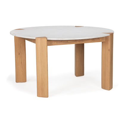 Union Home Elio Round Dining Table Natural Marble 56" - DIN00366 - Union Home Furniture - $2049.00
