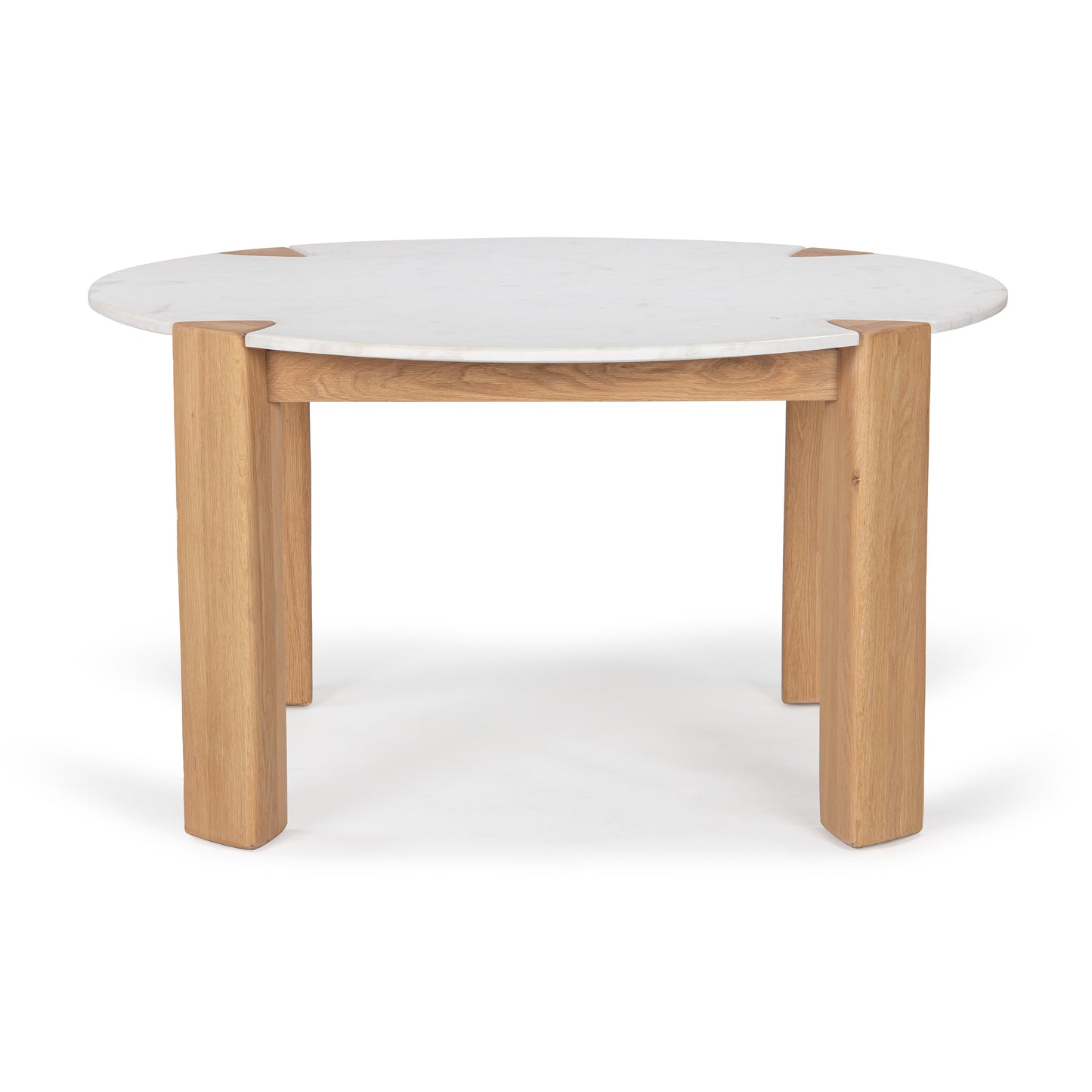 Union Home Elio Round Dining Table Natural Marble 56" - DIN00366 - Union Home Furniture - $2049.00