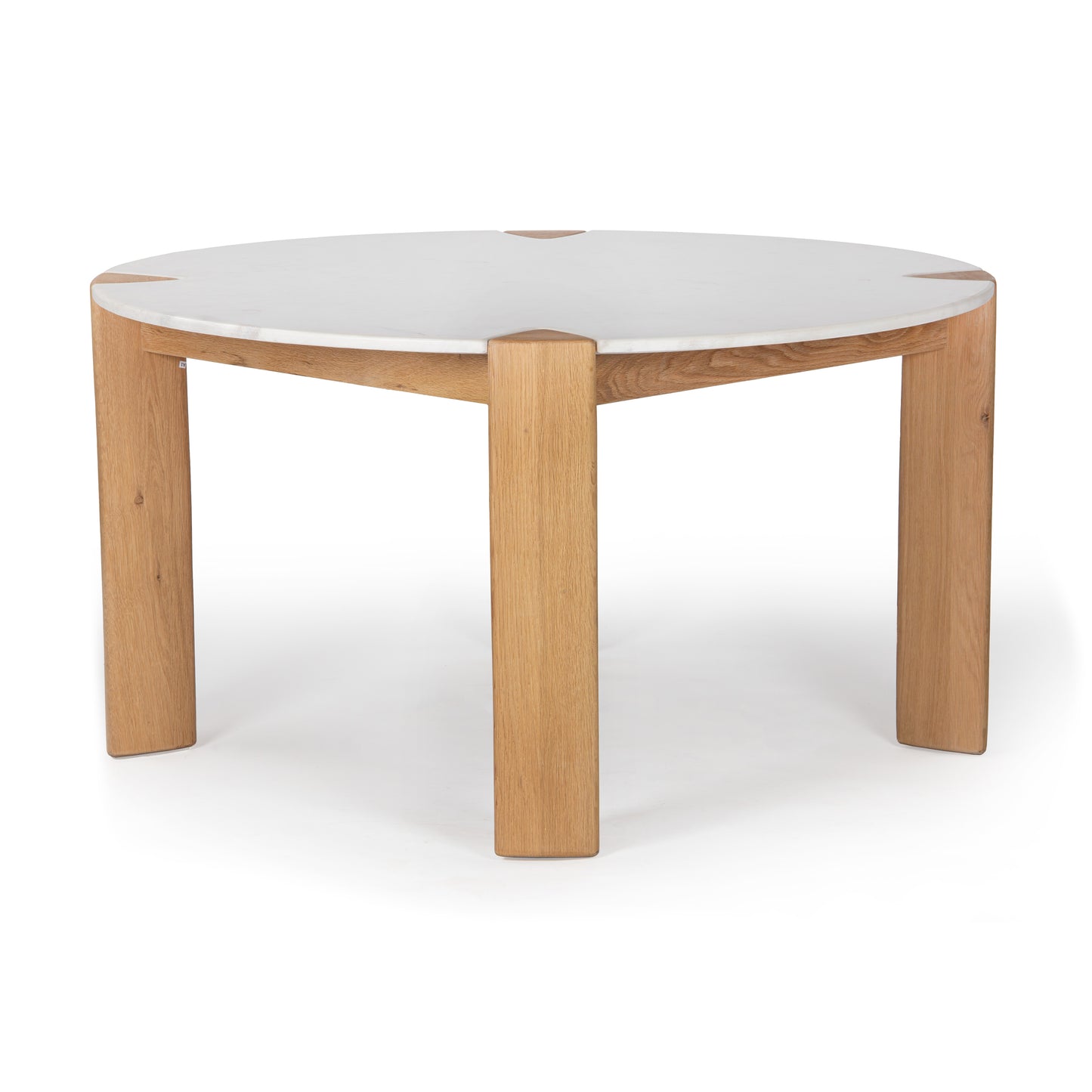 Union Home Elio Round Dining Table Natural Marble 56" - DIN00366 - Union Home Furniture - $2049.00