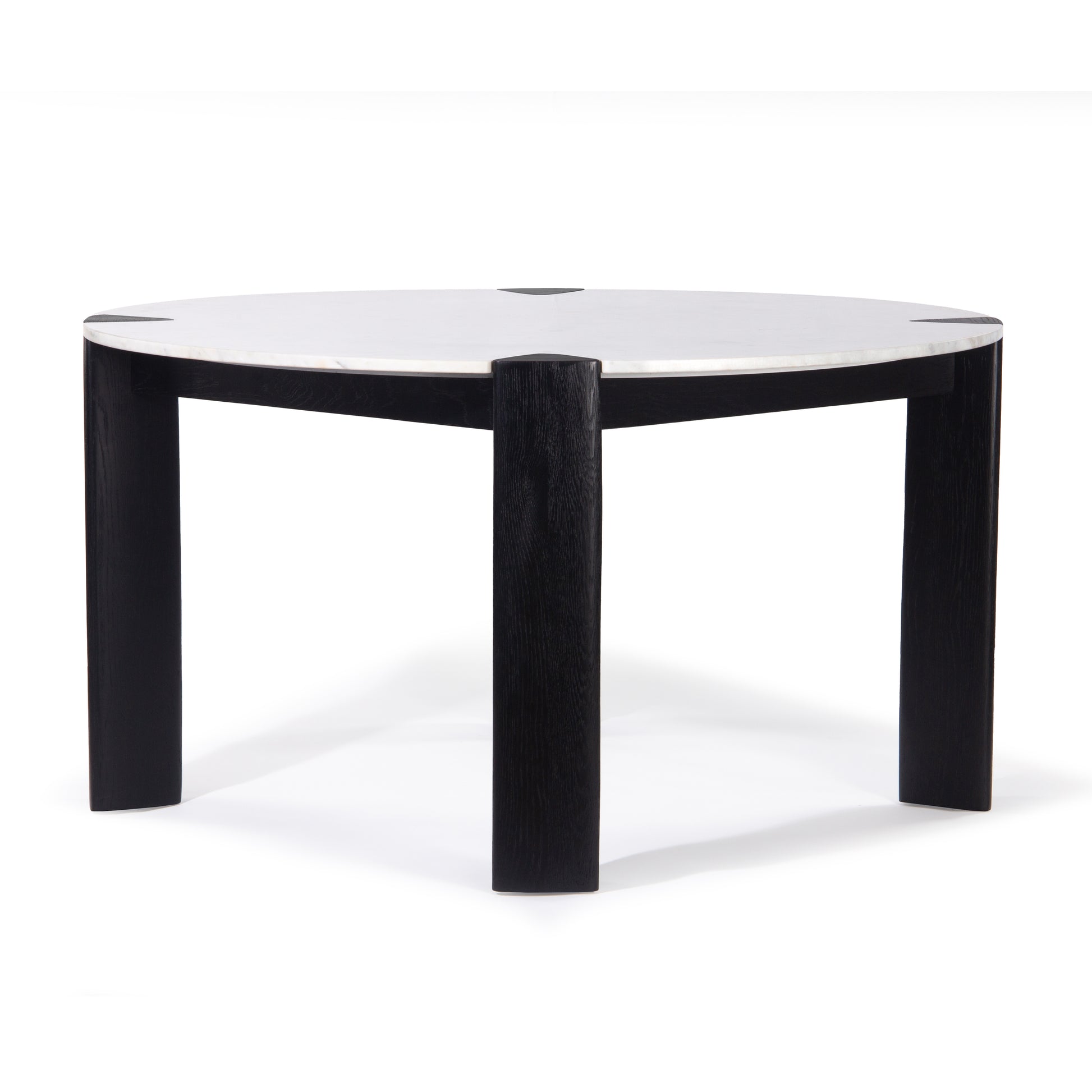 Union Home Elio Round Dining Table Black, Marble Top 56" - DIN00358 - Union Home Furniture - $1909.00