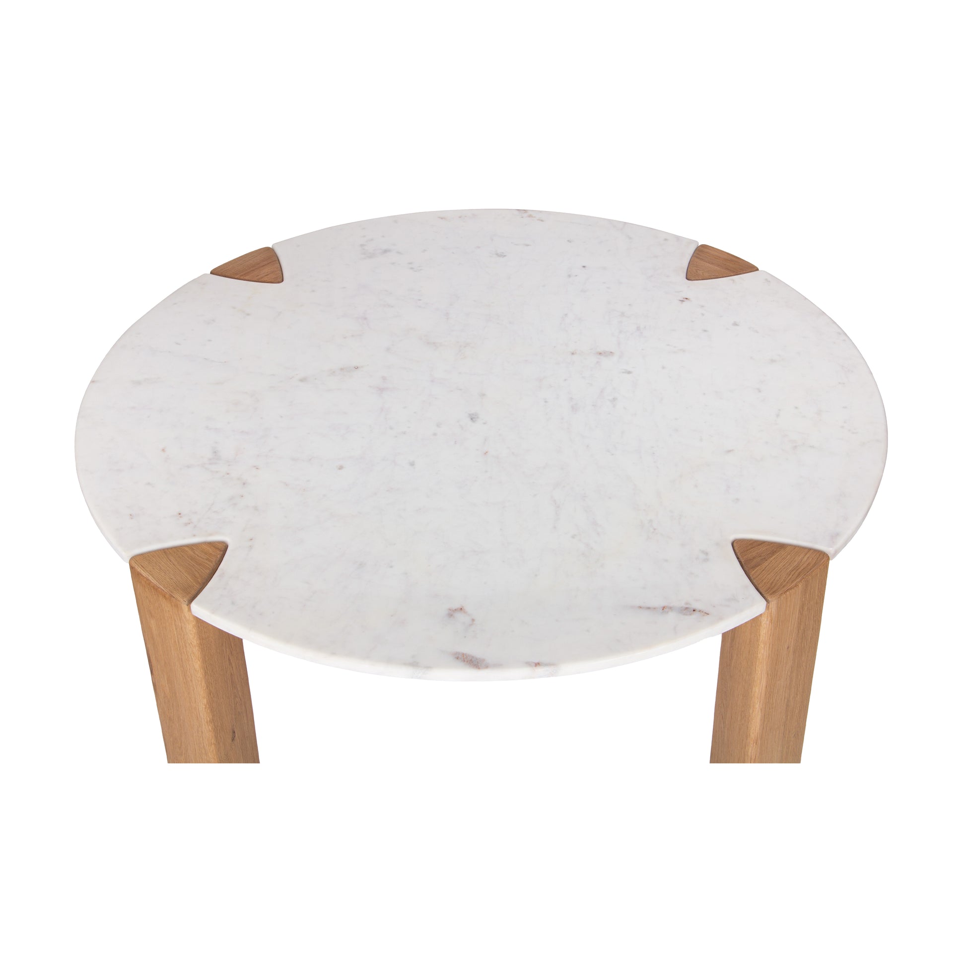 Union Home Elio Round Dining Table Natural Marble 56" - DIN00366 - Union Home Furniture - $2049.00