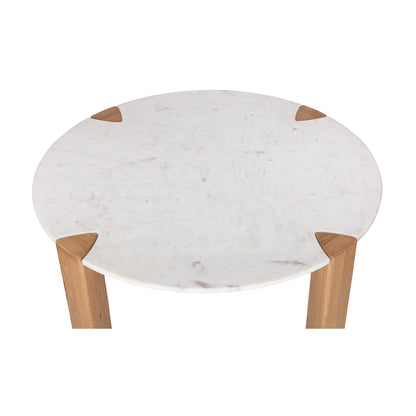 Union Home Elio Round Dining Table Natural Marble 56" - DIN00366 - Union Home Furniture - $2049.00