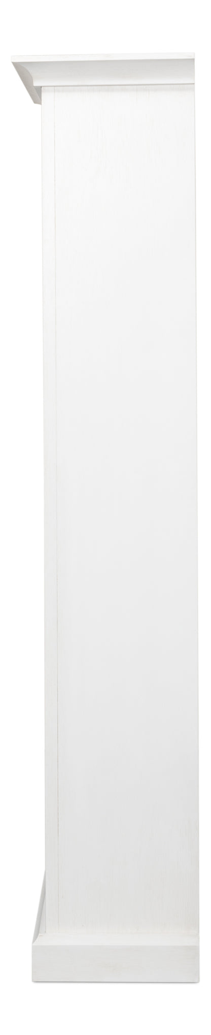 Sarreid - Open Shelf Bookcase  Cortina White - White - Transitional