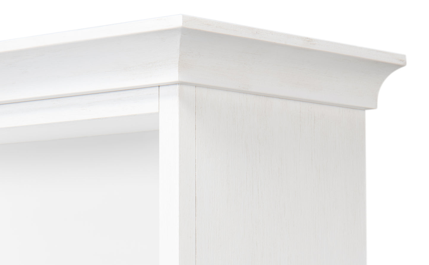 Sarreid - Open Shelf Bookcase  Cortina White - White - Transitional