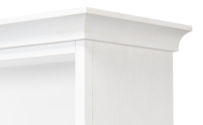 Sarreid - Open Shelf Bookcase  Cortina White - White - Transitional