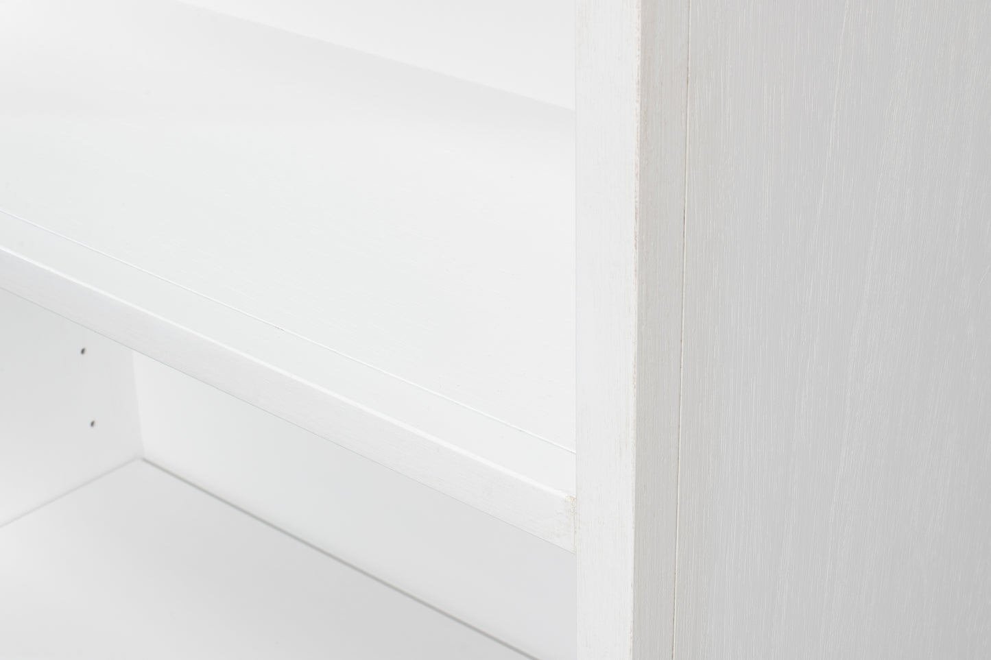 Sarreid - Open Shelf Bookcase  Cortina White - White - Transitional