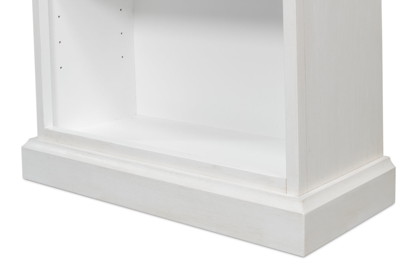 Sarreid - Open Shelf Bookcase  Cortina White - White - Transitional