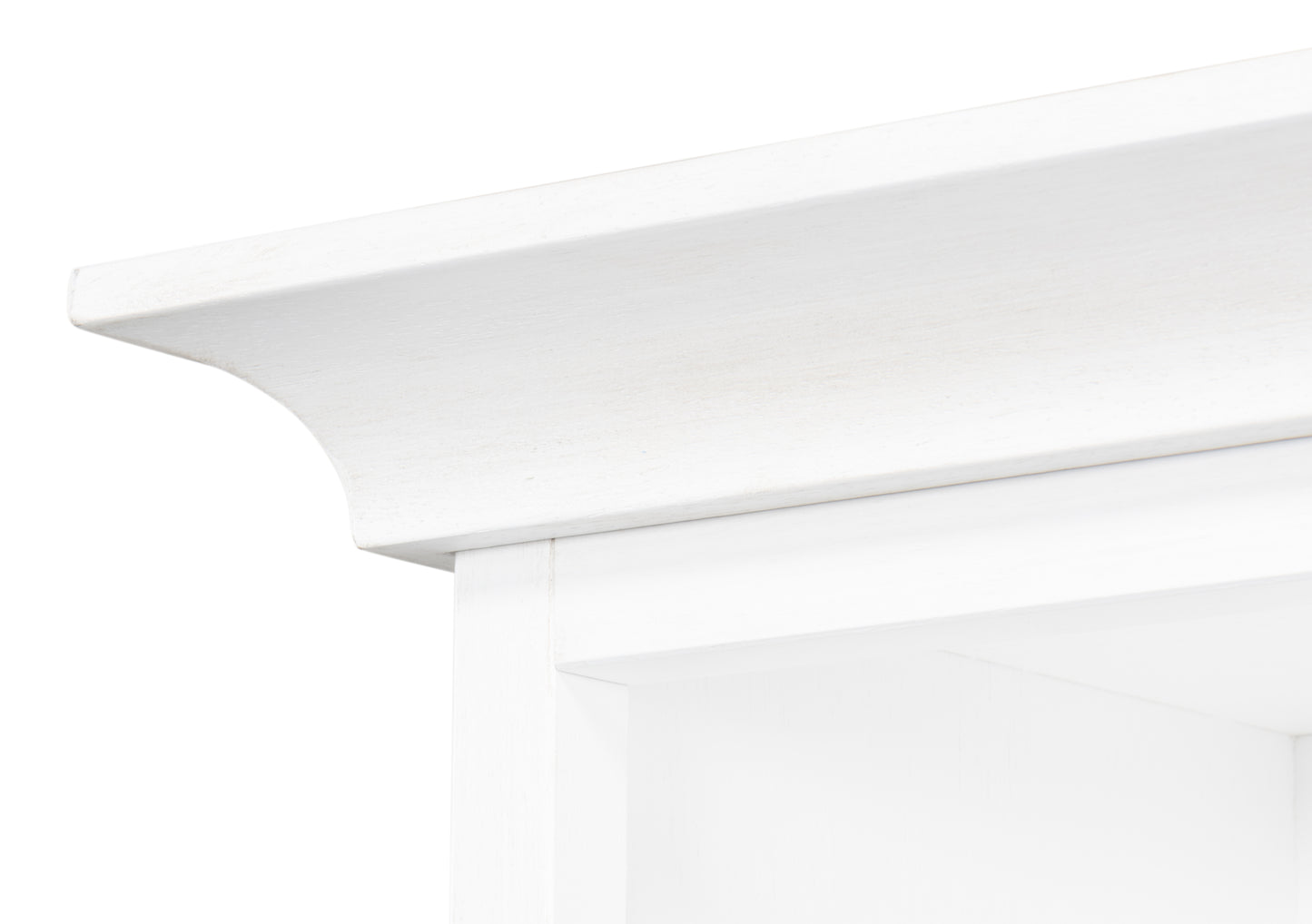 Sarreid - Bookcase With Doors  Cortina White - White - Transitional