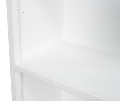 Sarreid - Bookcase With Doors  Cortina White - White - Transitional