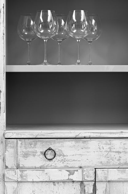 Sarreid - Bookcase With Doors  Cortina White - White - Transitional