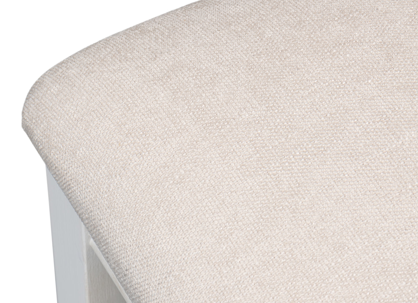 Sarreid - Deco Side Chair Cortina White Taupe - White - Contemporary - set of 2