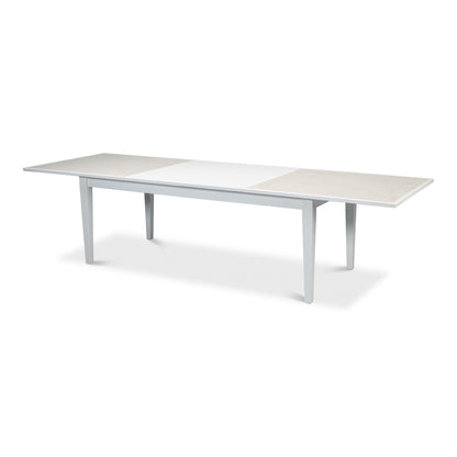 Sarreid - Elton Butterfly Dining Table White - White - Eclectic