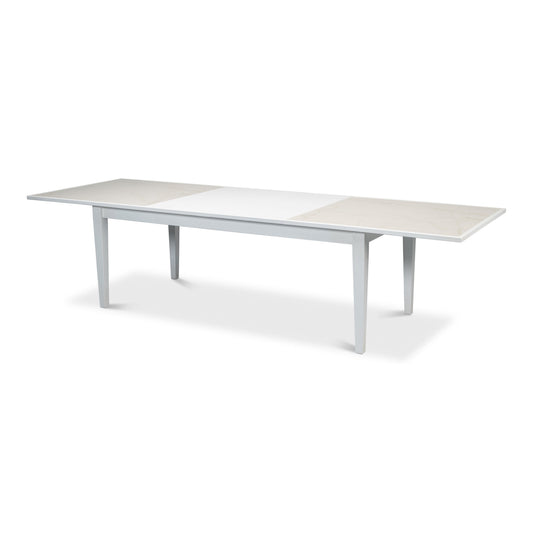 Sarreid - Elton Butterfly Dining Table White - White - Eclectic