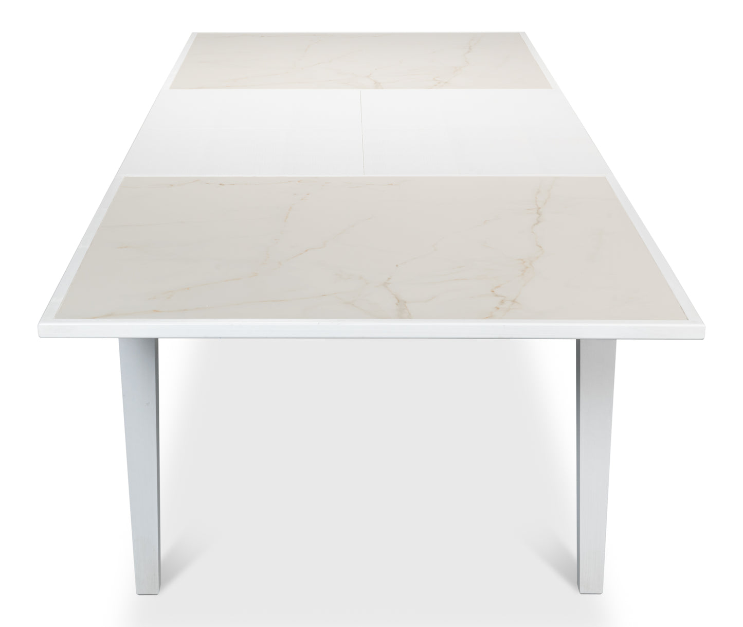 Sarreid - Elton Butterfly Dining Table White - White - Eclectic