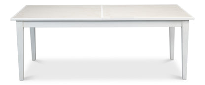 Sarreid - Elton Butterfly Dining Table White - White - Eclectic