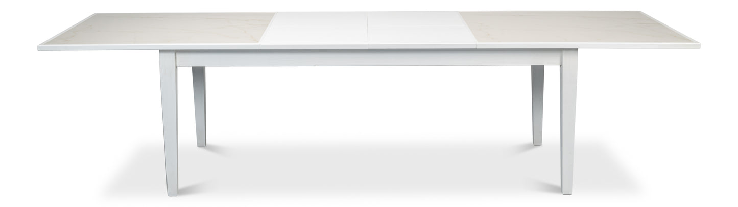 Sarreid - Elton Butterfly Dining Table White - White - Eclectic