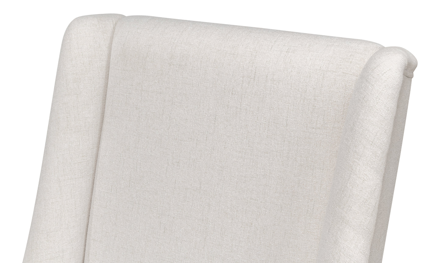 Sarreid - Captains Chair Cortina White Cream Fabrc - White - Traditional