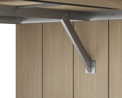 Sunpan Viga Dining Table - Drift Brown - 94.5" - 110828 - Sunpan - $4998.00