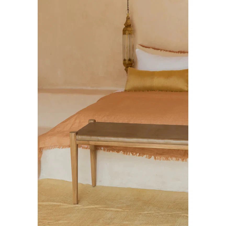 Bali Bungalow Aman Dining Bench - BALI2 - Bali Bungalow - $1450.00