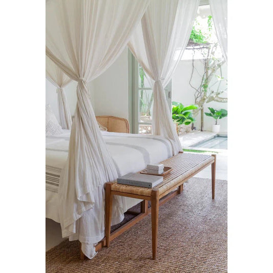 Bali Bungalow Melati Dining Bench - BALI6 - Bali Bungalow - $1450.00