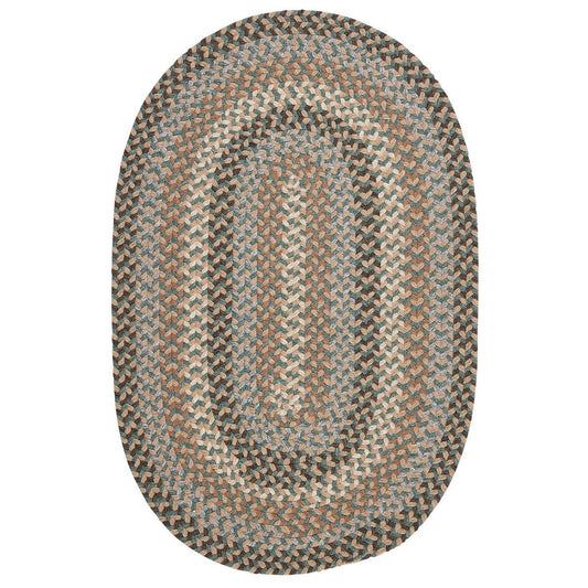 Colonial Mills Boston Common Rug - Driftwood Teal - Oval - BC54R024X036 - Colonial Mills - $53.75
