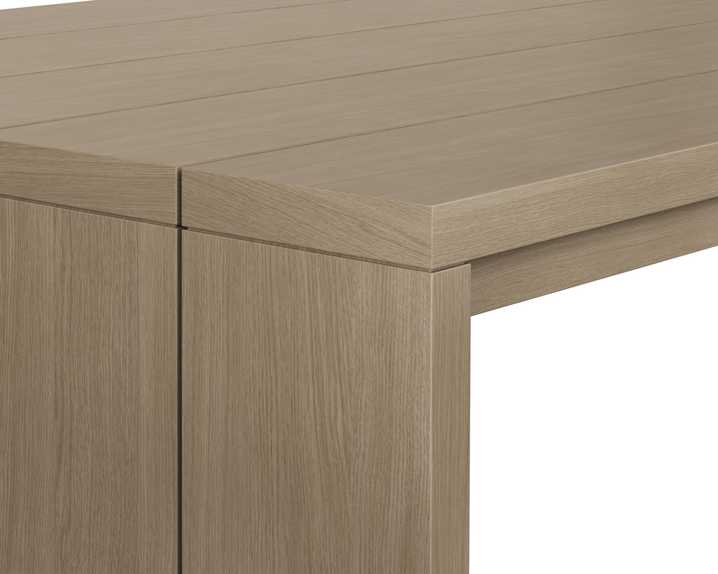 Sunpan Viga Dining Table - Drift Brown - 94.5" - 110828 - Sunpan - $4998.00