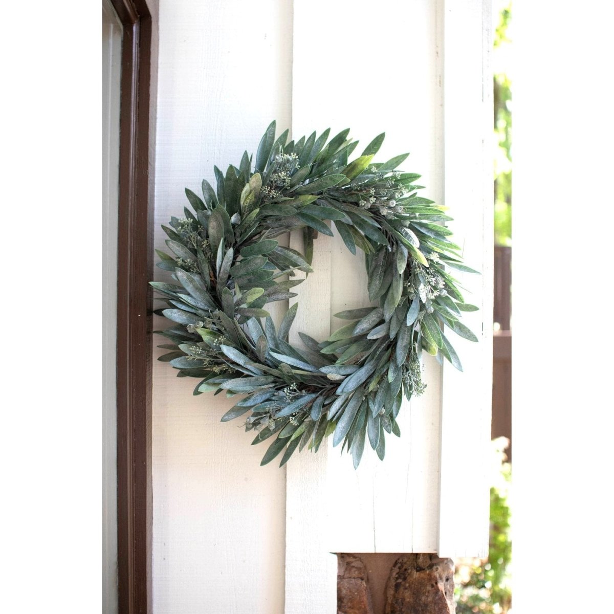 Kalalou - ARTIFICIAL EUCALYPTUS WREATH - CYF1417 - CYF1417 - Kalalou - $117.95