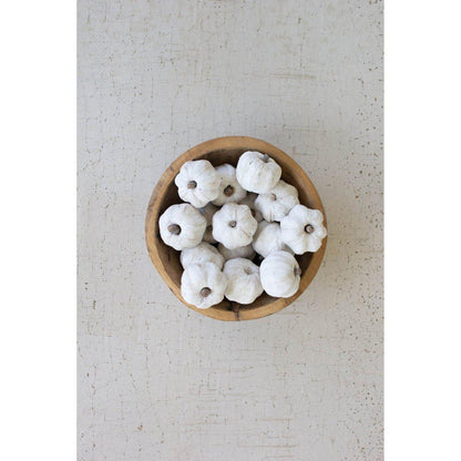 Kalalou - BAG OF FIFTEEN DRIED MINIATURE FAUX PUMPKINS - WHITE - NSBE1025 - NSBE1025 - Kalalou - $191.95