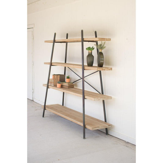 Kalalou - Four Tiered Wood And Metal Display Shelf - CLL2169 - Kalalou - $1137.95