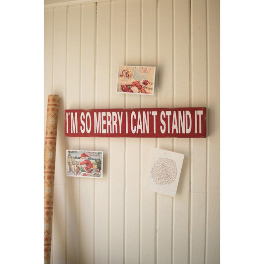 Kalalou im so merry christmas sign - CMN1386 - CMN1386 - Kalalou - $35.95