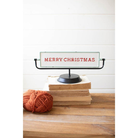 Kalalou merry christmas and happy new years flip sign - CHYK1368 - CHYK1368 - Kalalou - $43.95
