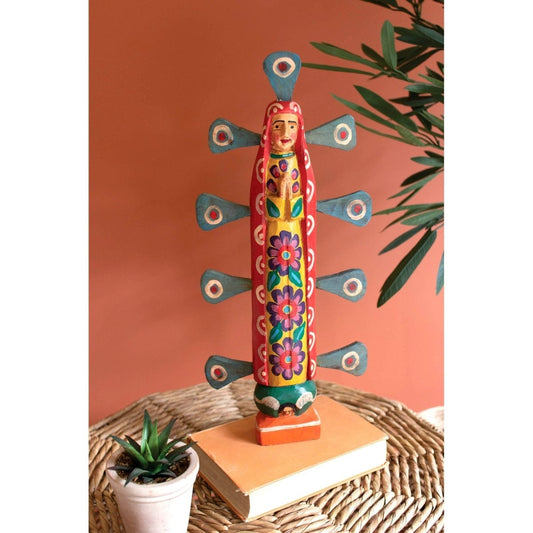 Kalalou - PAINTED WOODEN VIRGIN GUADALUPE - GJC1010 - GJC1010 - Kalalou - $61.95
