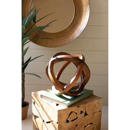 Kalalou - RECLAIMED WOOD NATURAL CIRCLES DECOR - NSE1135 - NSE1135 - Kalalou - $77.95