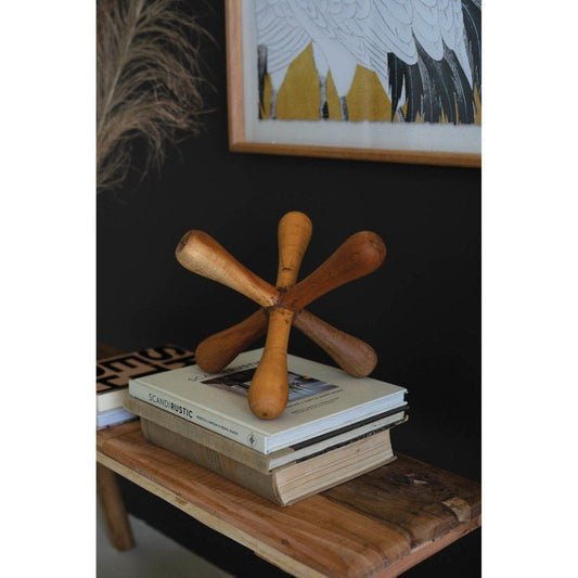 Kalalou - RECLAIMED WOOD NATURAL JACK DECOR - NSE1134 - NSE1134 - Kalalou - $63.95