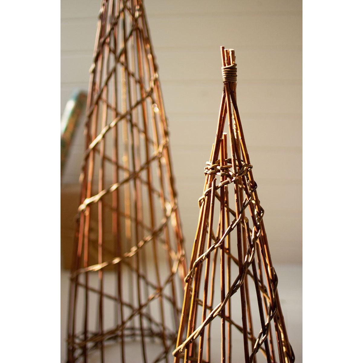 Kalalou set of three nesting twig christmas trees - CLAN1112 - CLAN1112 - Kalalou - $97.95