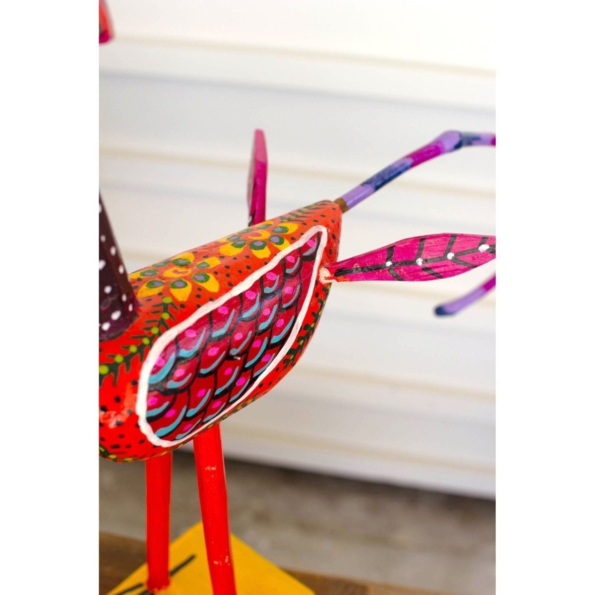 Kalalou - SET OF TWO PAINTED WOODEN BIRDS - GJC1021 - GJC1021 - Kalalou - $129.95