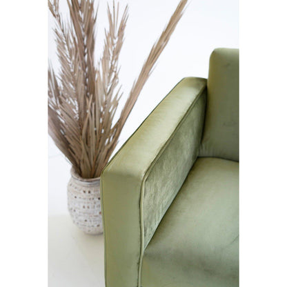 Kalalou - Velvet Club Chair - Avocado - MD1011 - Kalalou - $989.95