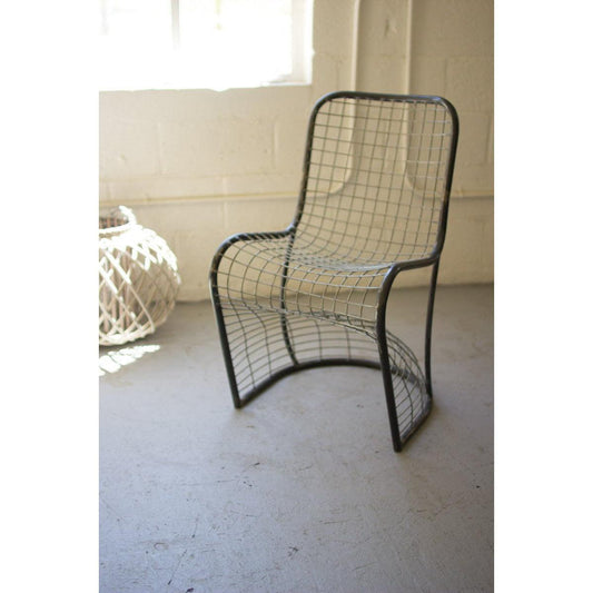 Kalalou - Woven Metal S-Chair - CLL2153 - Kalalou - $277.95