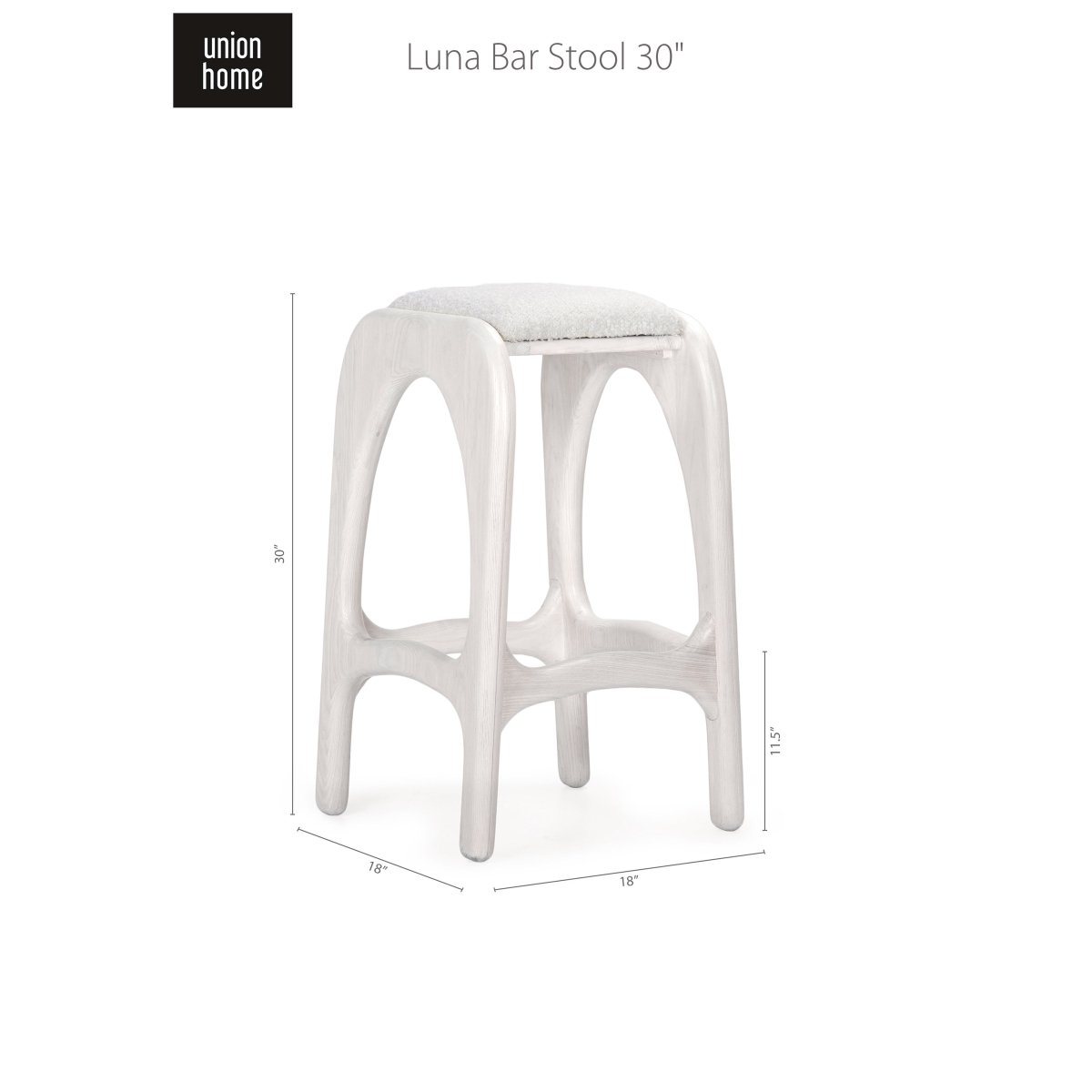 Luna Bar Stool 30" - Union Home - DIN00283 - Union Home Furniture - $646.00