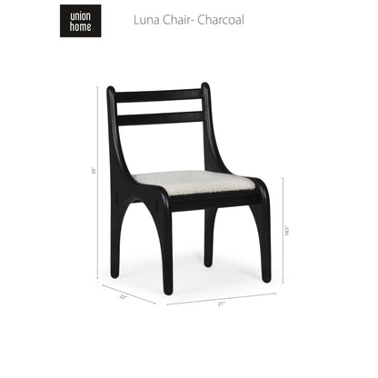 Luna Chair- Charcoal - Union Home - DIN00282 - Union Home Furniture - $742.00