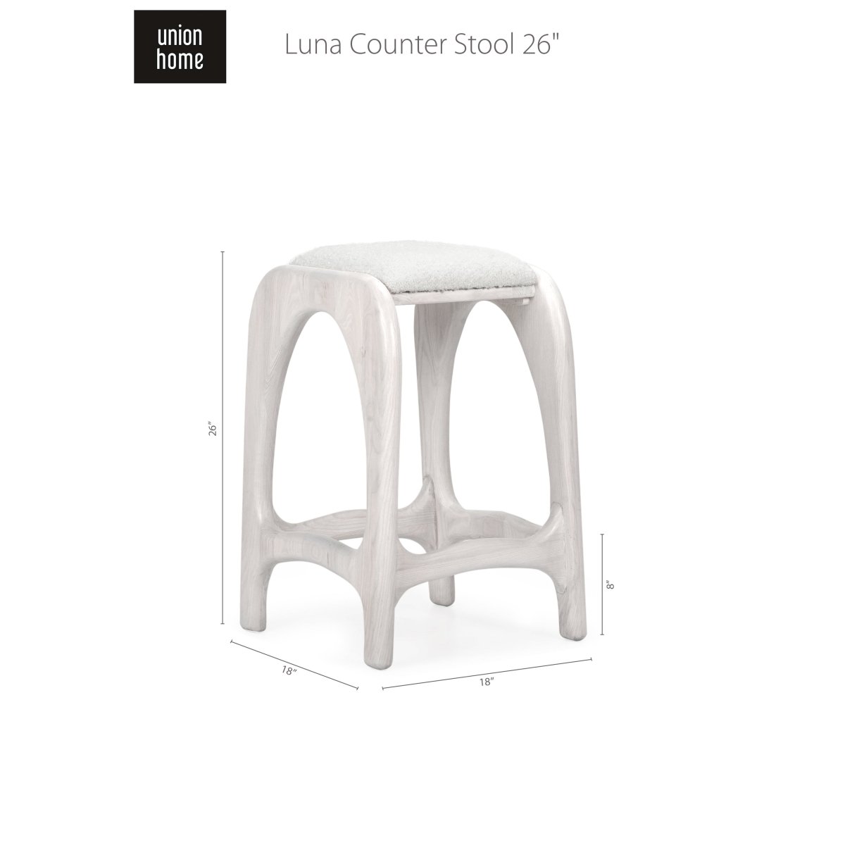 Luna Counter Stool 26" - Union Home - DIN00284 - Union Home Furniture - $622.00