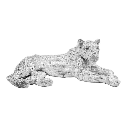 Moe's Home Panthera Statue Silver - LA-1055-30 - LA-1055-30 - Moe's Home - $915.00
