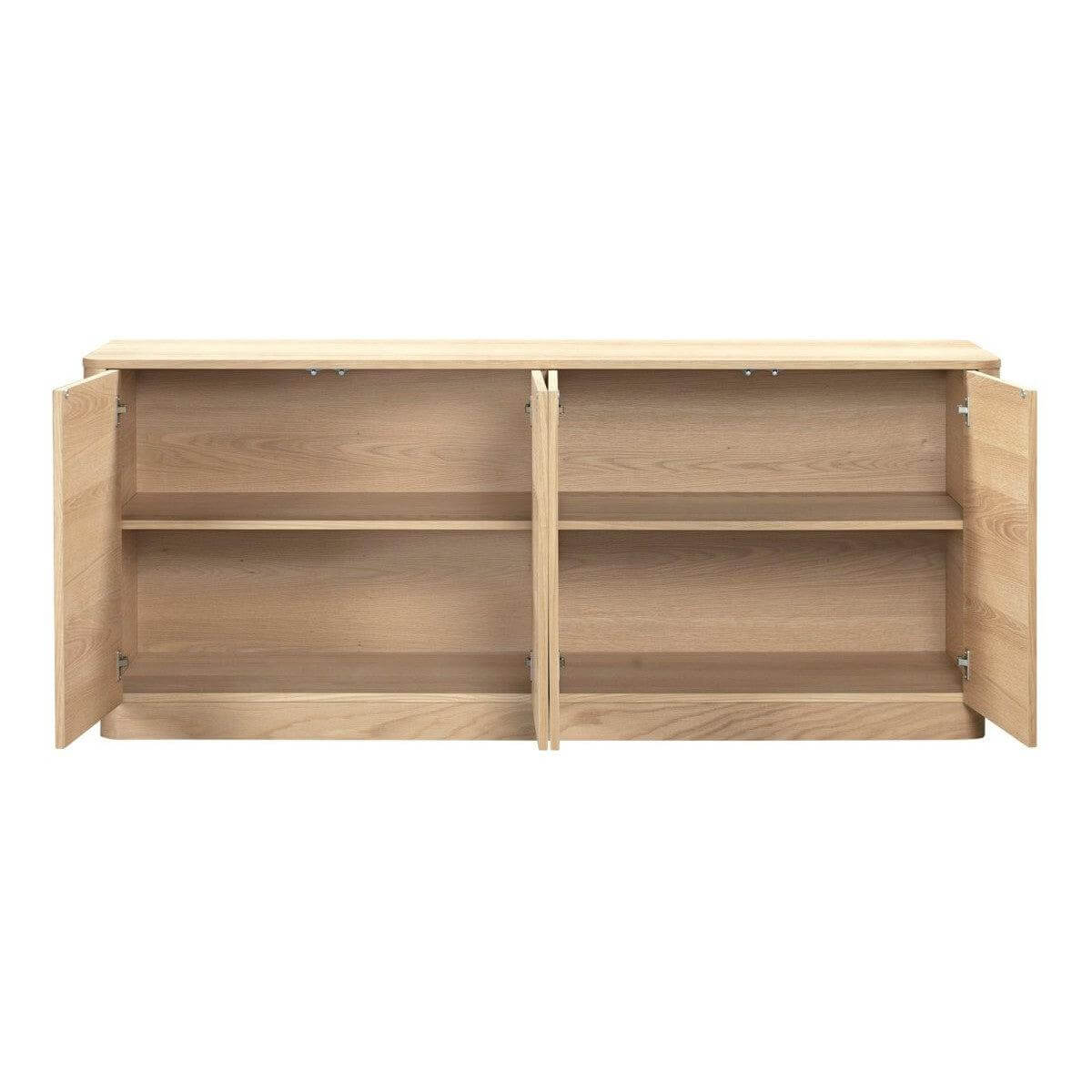 Moes Home Round Off 72" Sideboard - YR-1008-24 - YR-1008-24 - Moe's Home - $2650.00