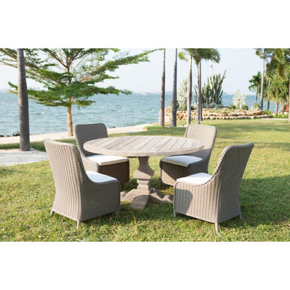 Padmas Plantation Outdoor Palmetto Dining Table - OL-PAL13-59 - Padmas Plantation - $2098.00