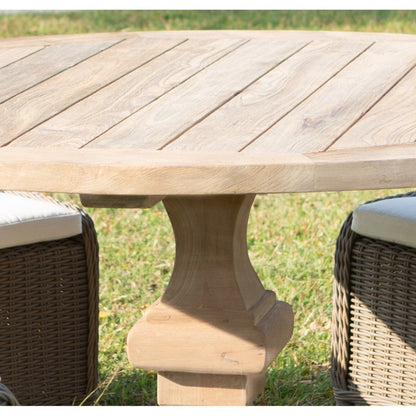 Padmas Plantation Outdoor Palmetto Dining Table - OL-PAL13-59 - Padmas Plantation - $2098.00