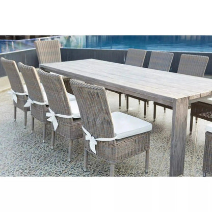 Padmas Plantation Ralph Reclaimed Teak Outdoor Dining Table - OL-RAL13-108 - Padmas Plantation - $2728.00