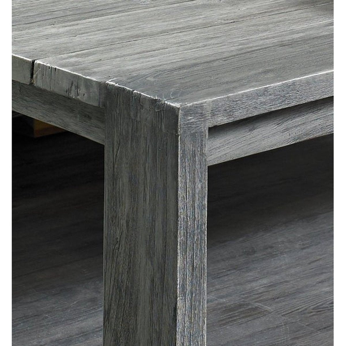 Padmas Plantation Ralph Reclaimed Teak Outdoor Dining Table - OL-RAL13-108 - Padmas Plantation - $2728.00