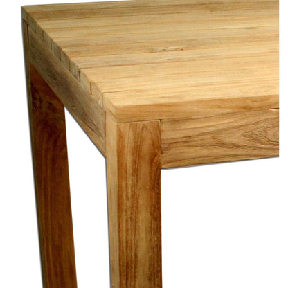 Padmas Plantation Rustic Teak Outdoor Dining Table - OL-RST13 - Padmas Plantation - $703.00