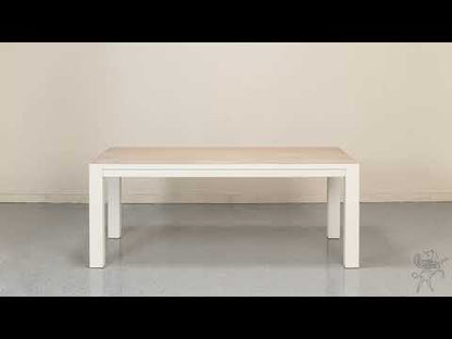 Sarreid - Duncan Dining Table - White - Transitional - extendable